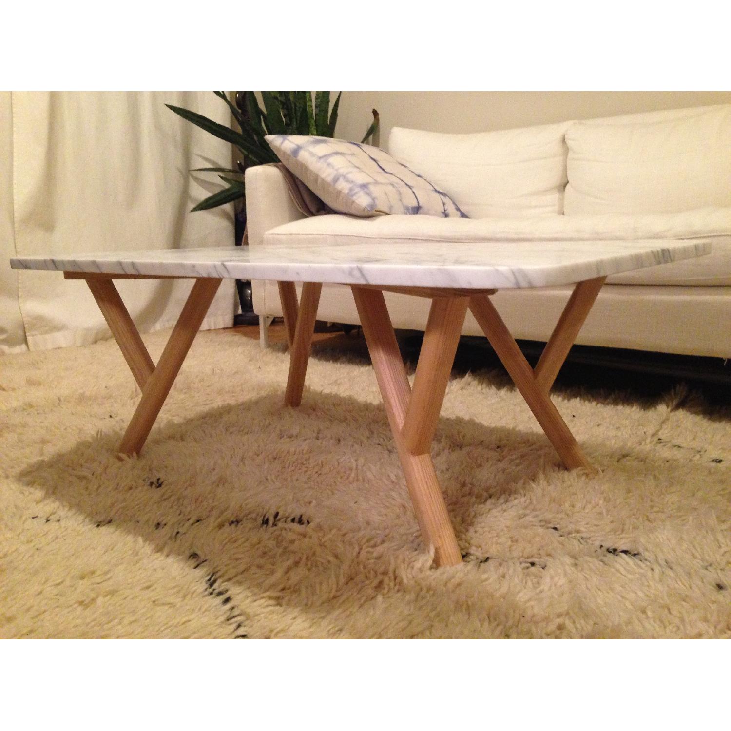 Steven Alan Home Marble Coffee Table - image-2