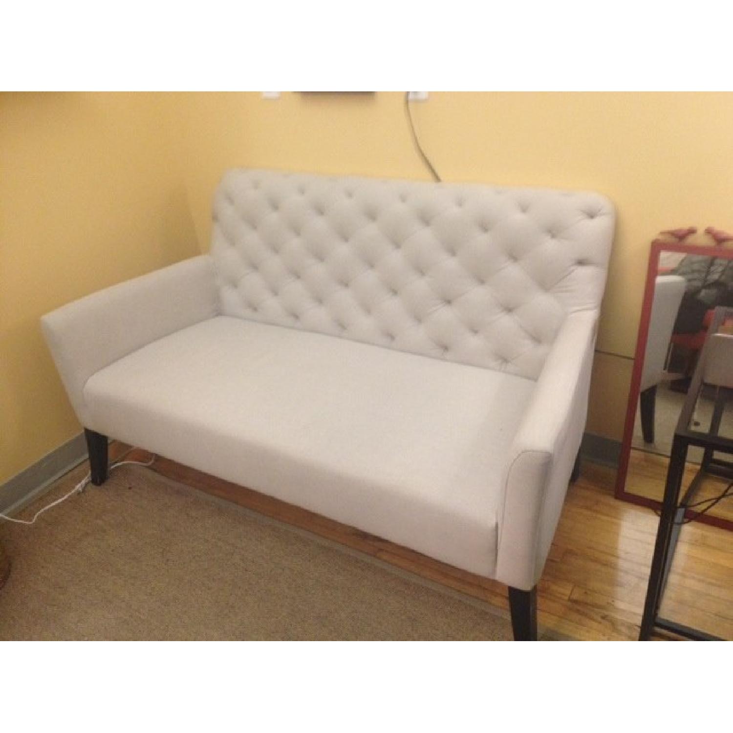 West Elm Elgin Settee Sofa - image-3