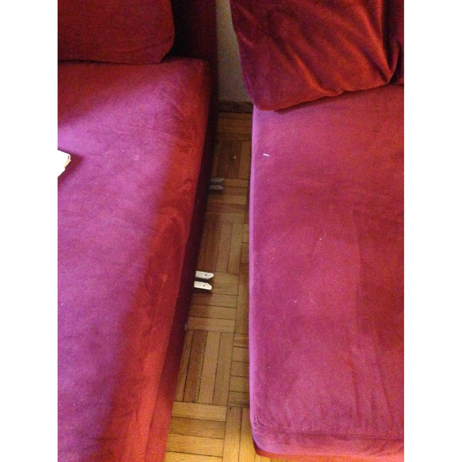 Crate & Barrel Chaise Sofa - image-2