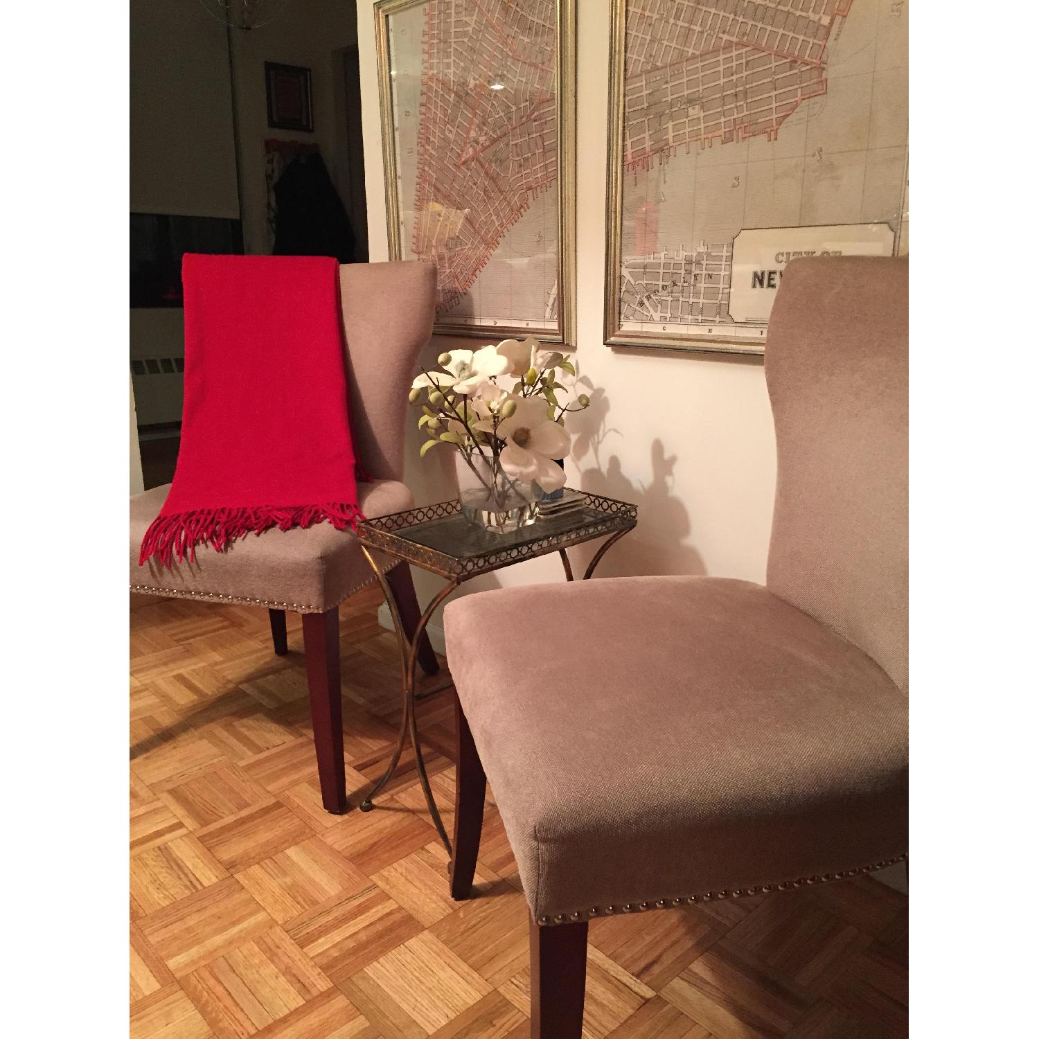 Safavieh Dining/Decorative Chairs with Nailhead Trim - Set of 2 - image-2