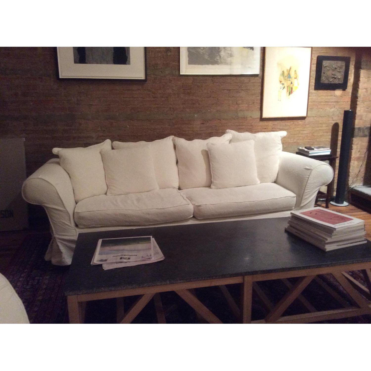 Pottery Barn Oversized Downfilled 3 Seater Sofa - image-1
