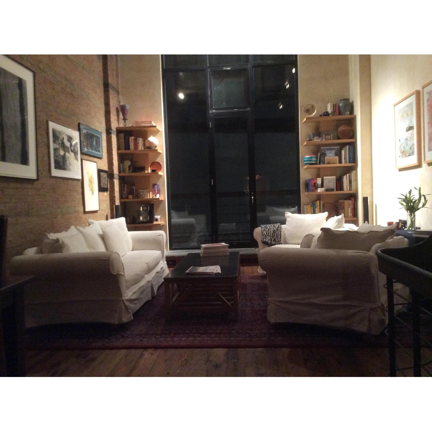 Pottery Barn Downfilled Chair and a Half - Set of 2 - image-2