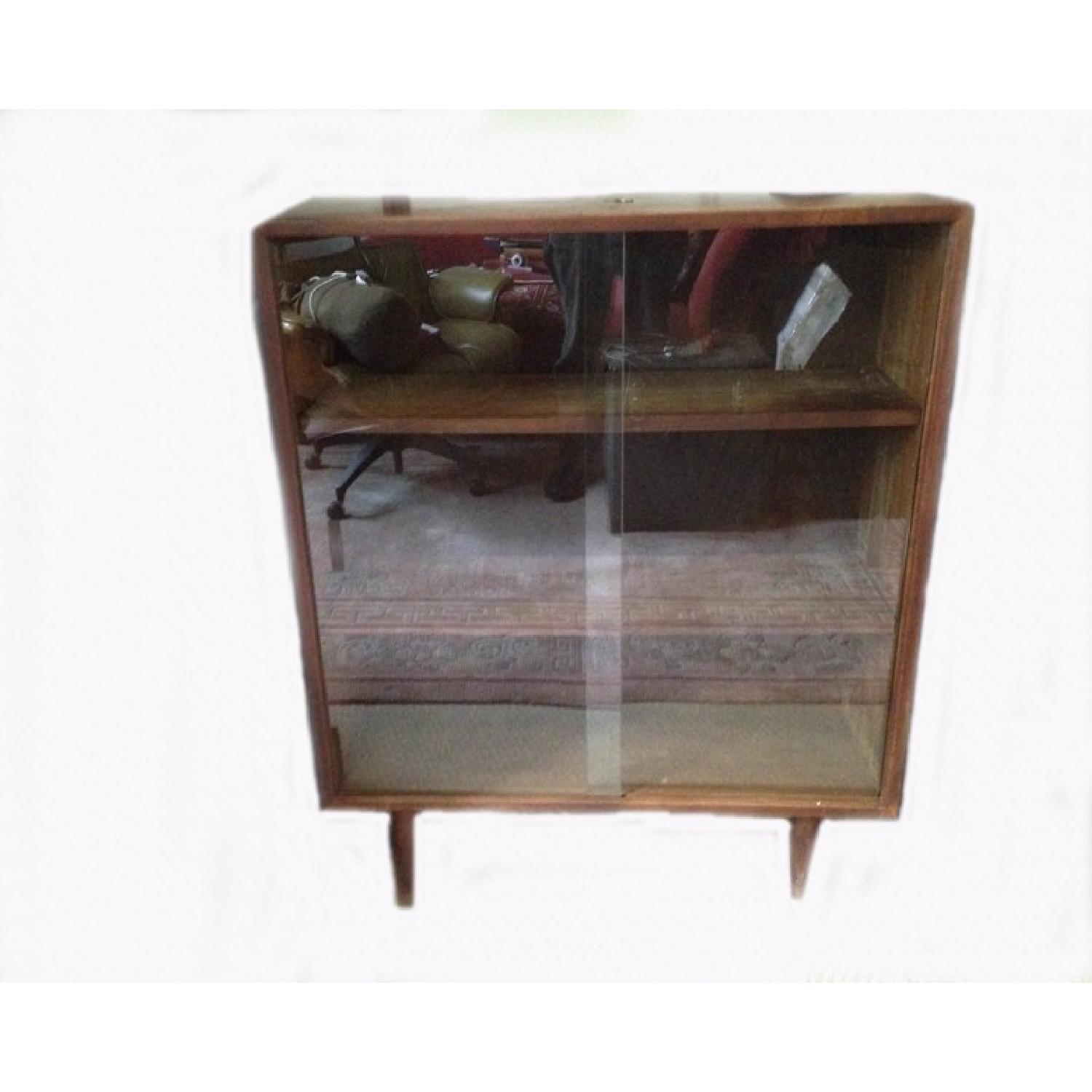 Bookcase with Sliding Glass Front - image-1