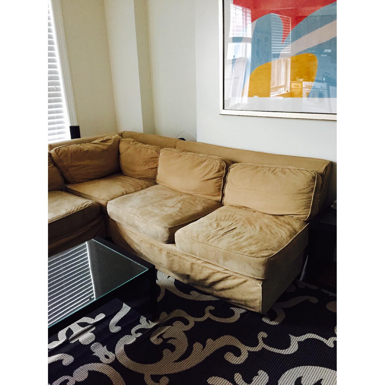 3 Piece Beige Sectional Sofa - image-2