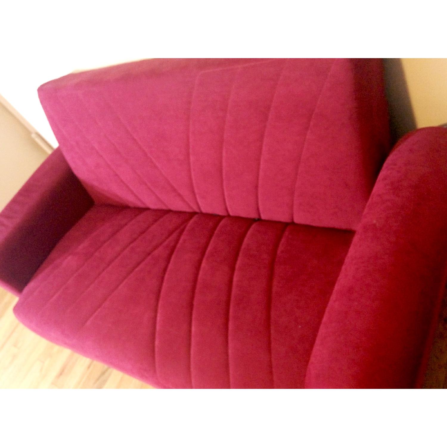 Red Loveseat - image-1