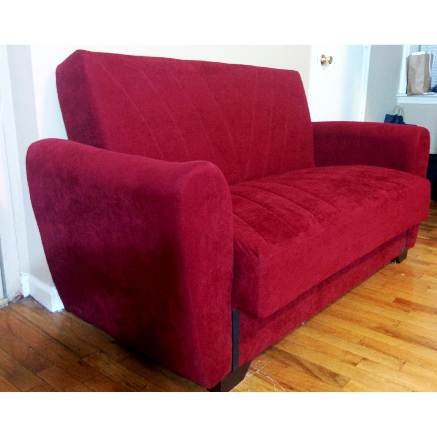 Red Loveseat - image-2