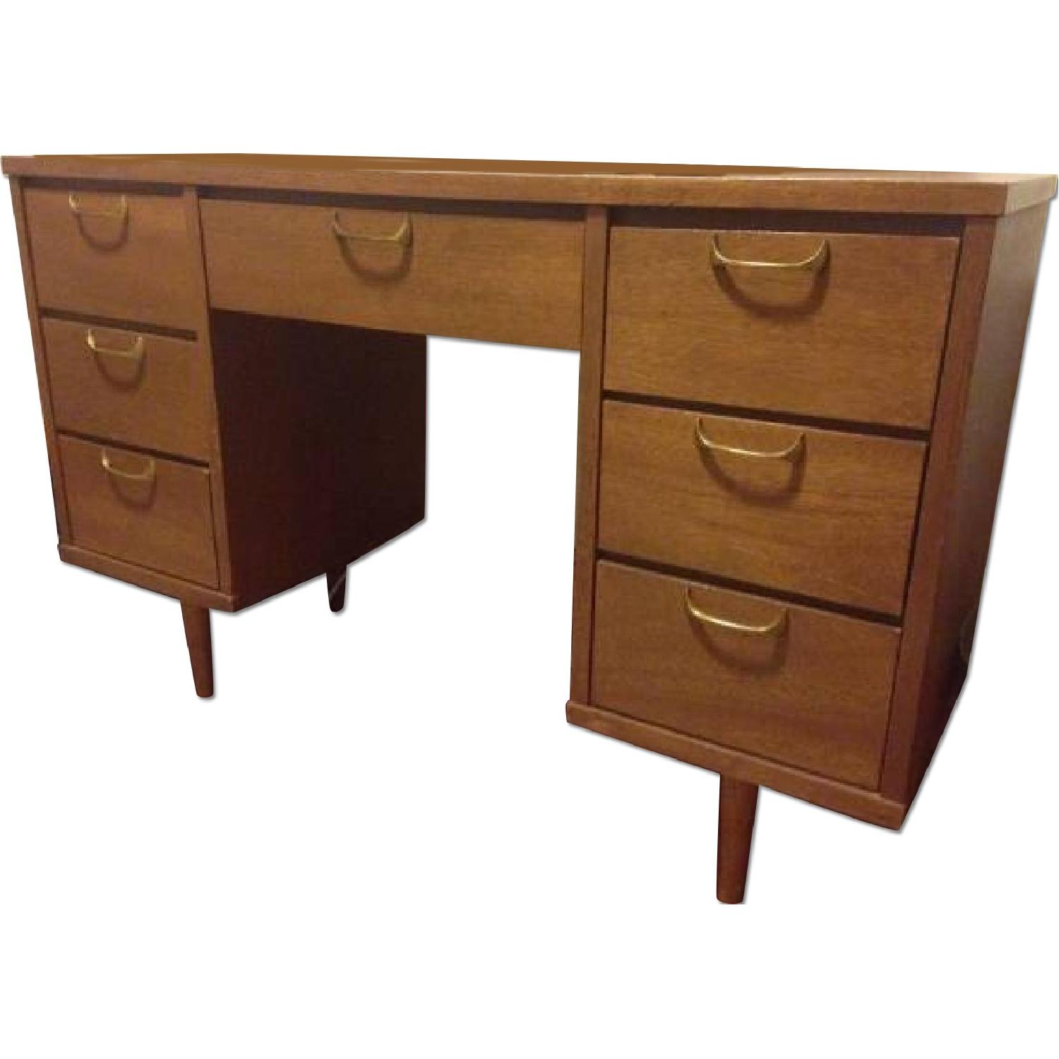 Vintage MidCentury Modern Style Desk AptDeco
