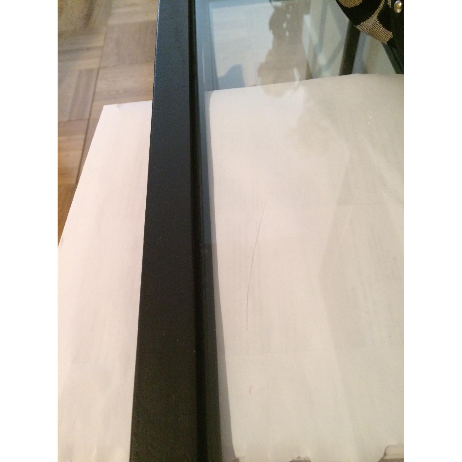 Pottery Barn Tanner Glass and Wrought Iron Console Table - image-6