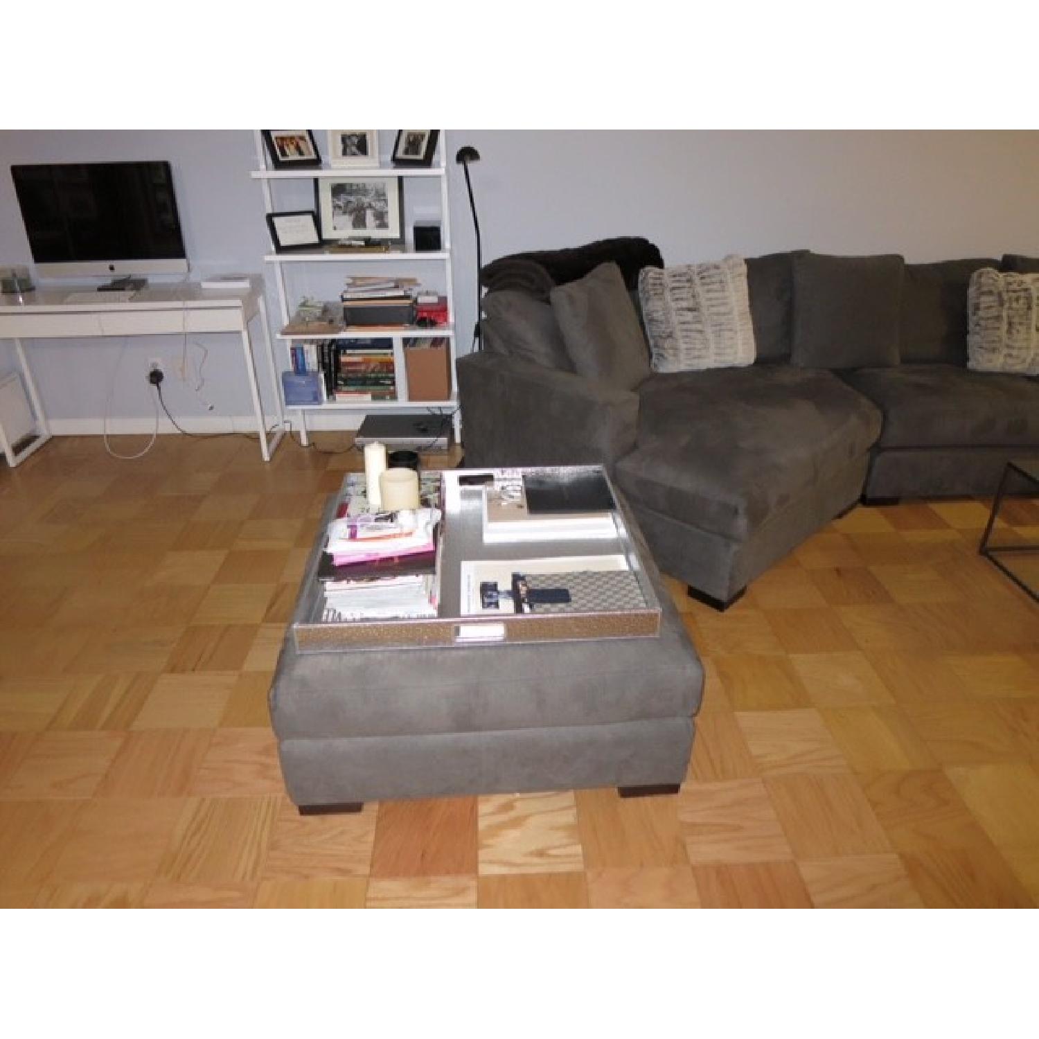 Room & Board Metro Sectional Sofa + Ottoman - image-5