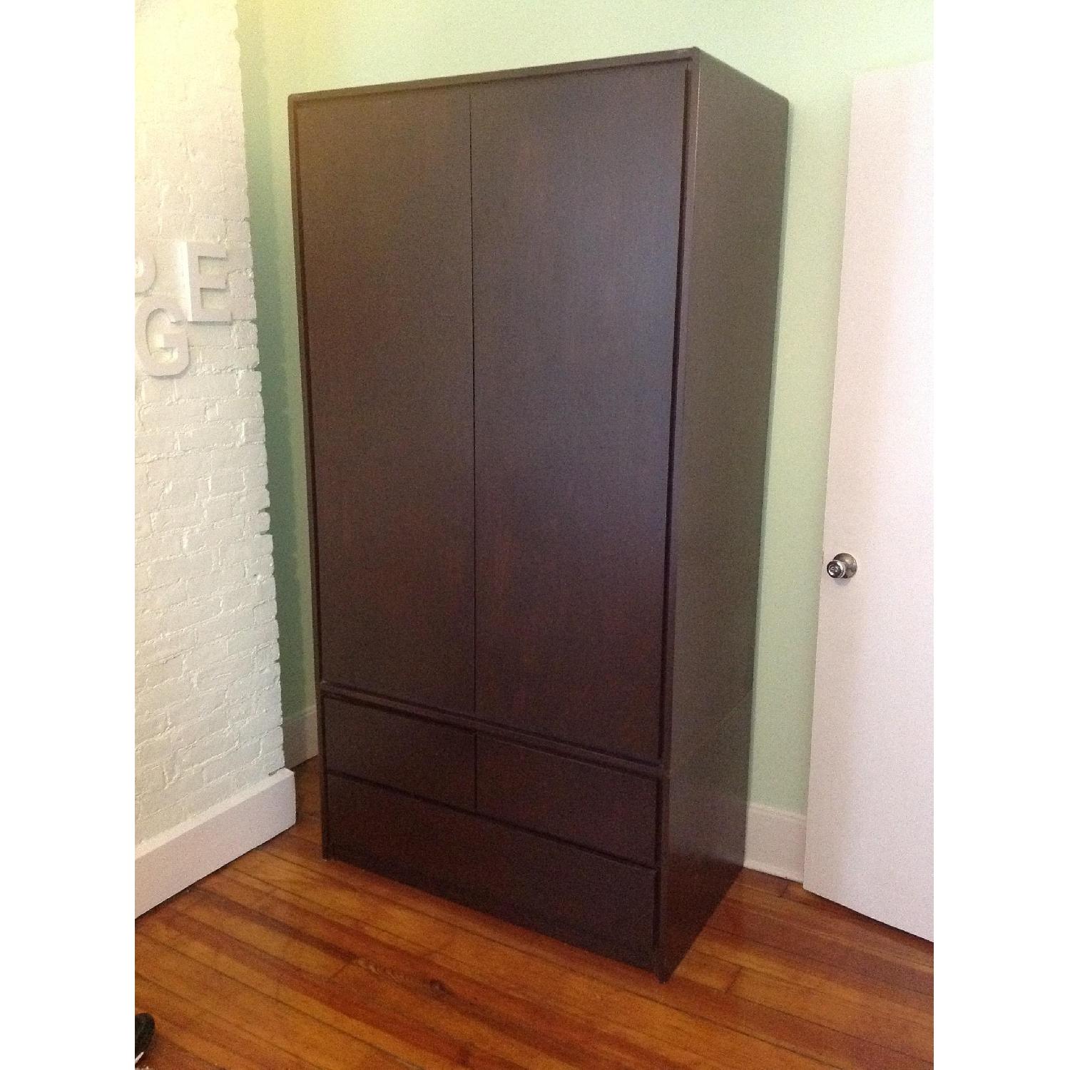 Wardrobe with 3 Bottom Drawers - image-1