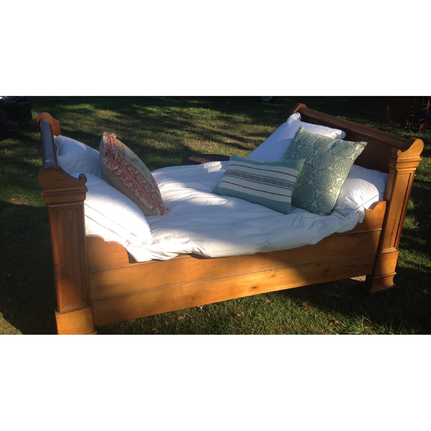 Antique Louis Philippe French Walnut Daybed - image-2