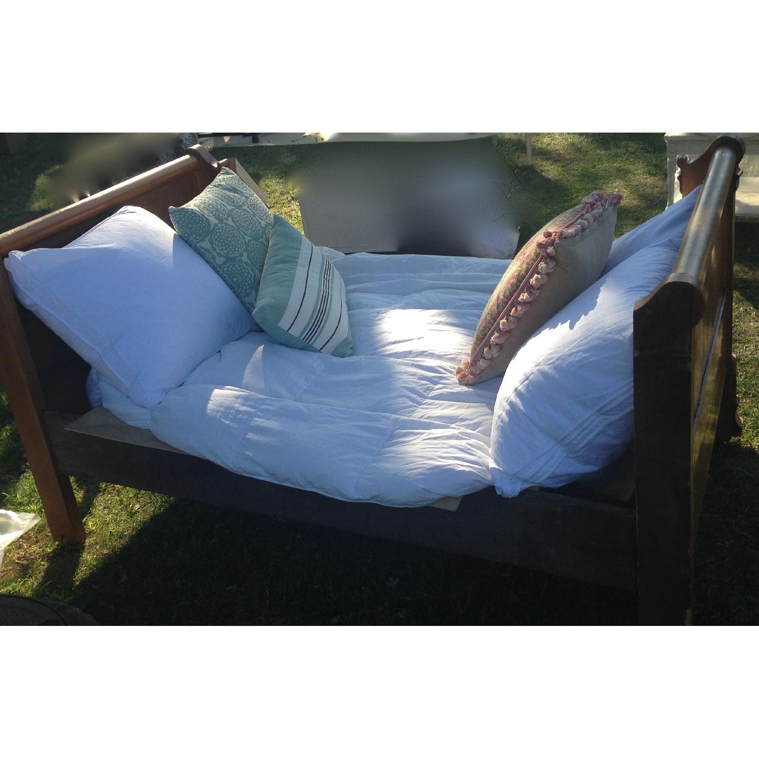 Antique Louis Philippe French Walnut Daybed - image-7