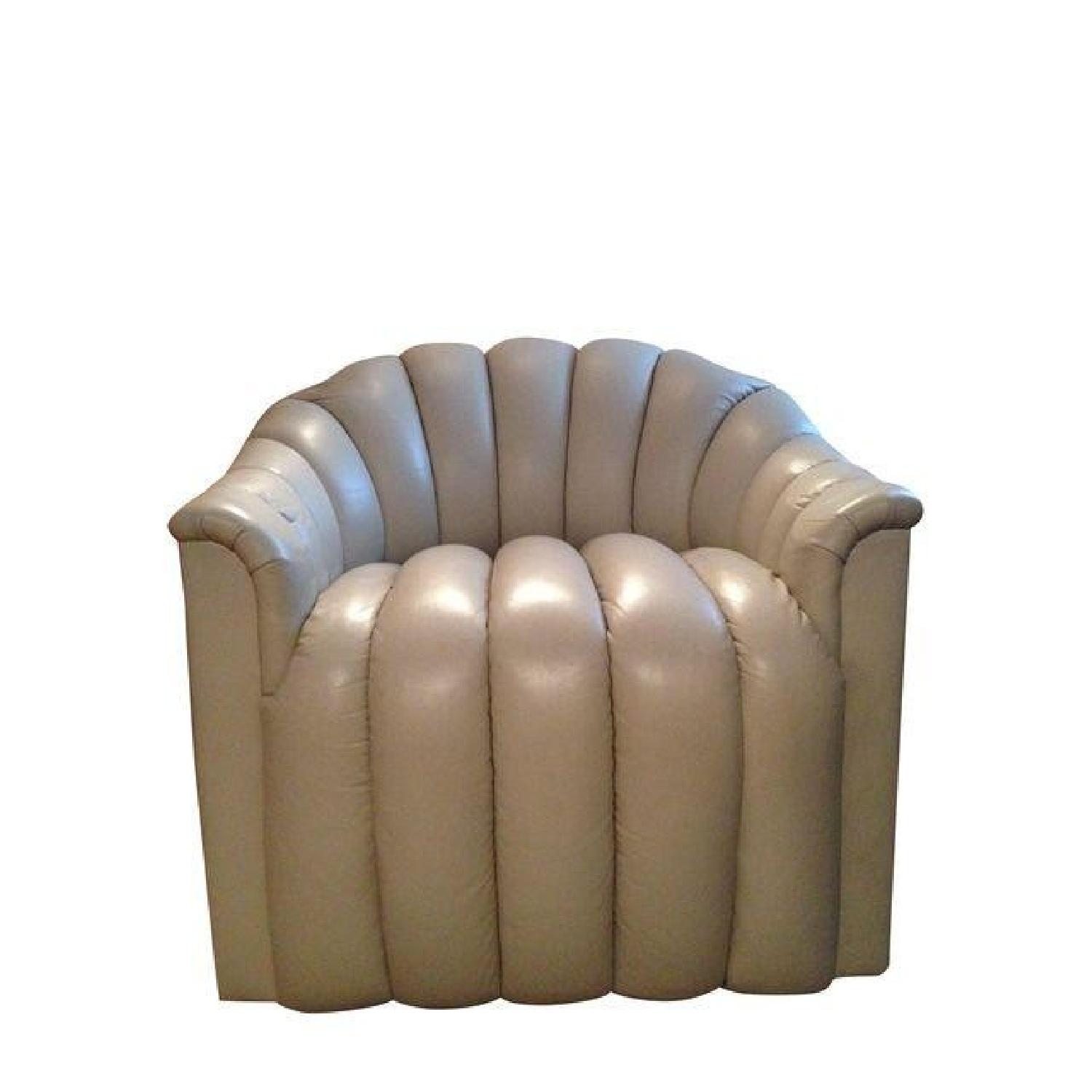 KA Design Faux Leather Armchairs - Set of 2 - image-0