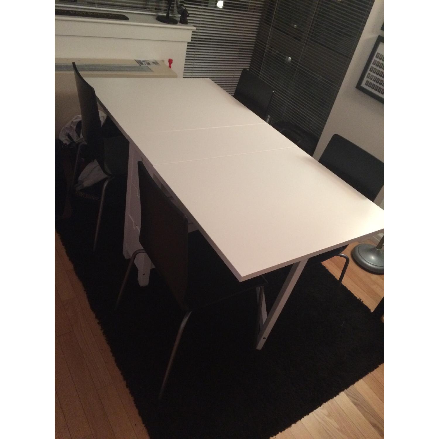 Ikea Norden Gateleg Table with Drawers & 4 Dining Chairs - image-7