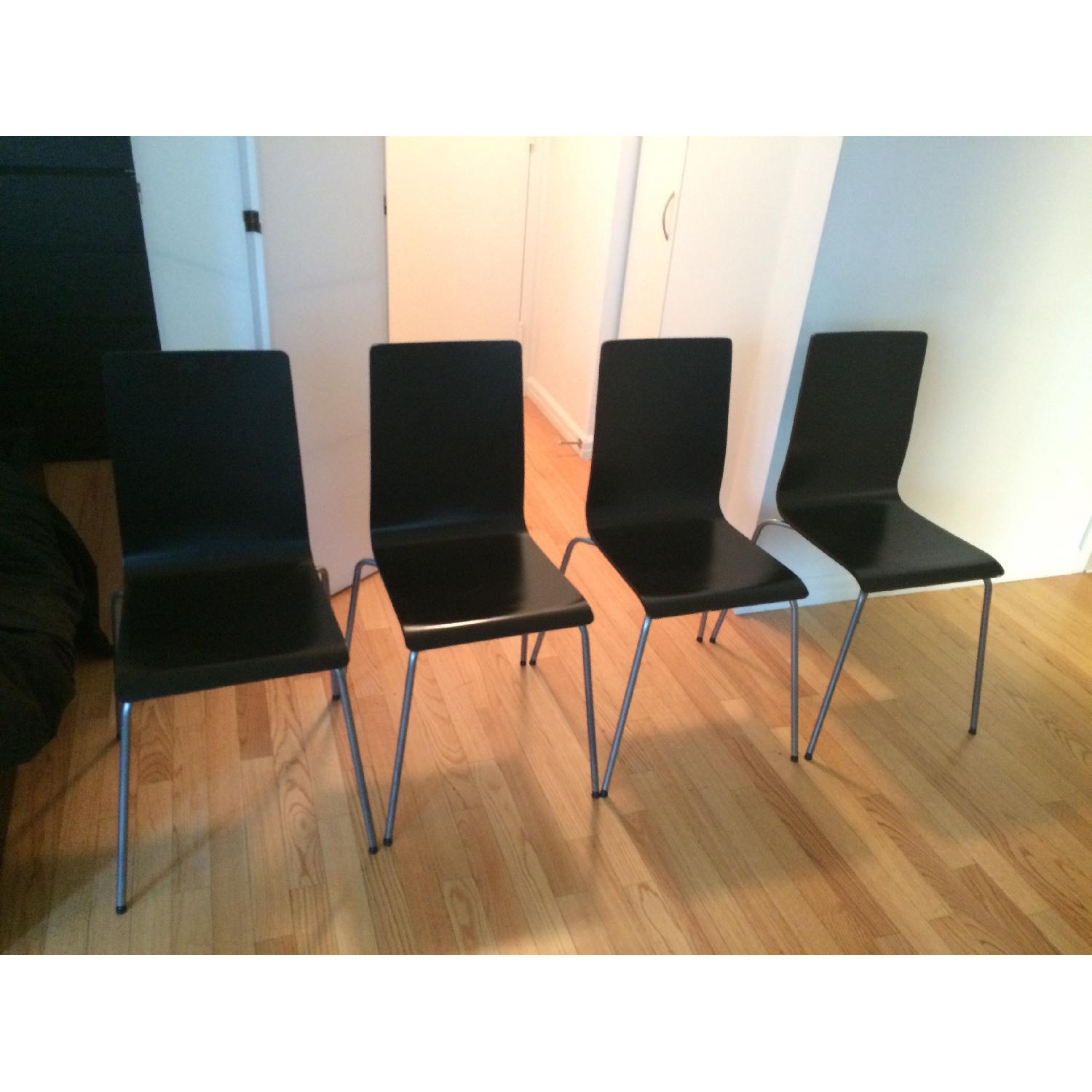 Ikea Norden Gateleg Table with Drawers & 4 Dining Chairs - image-8