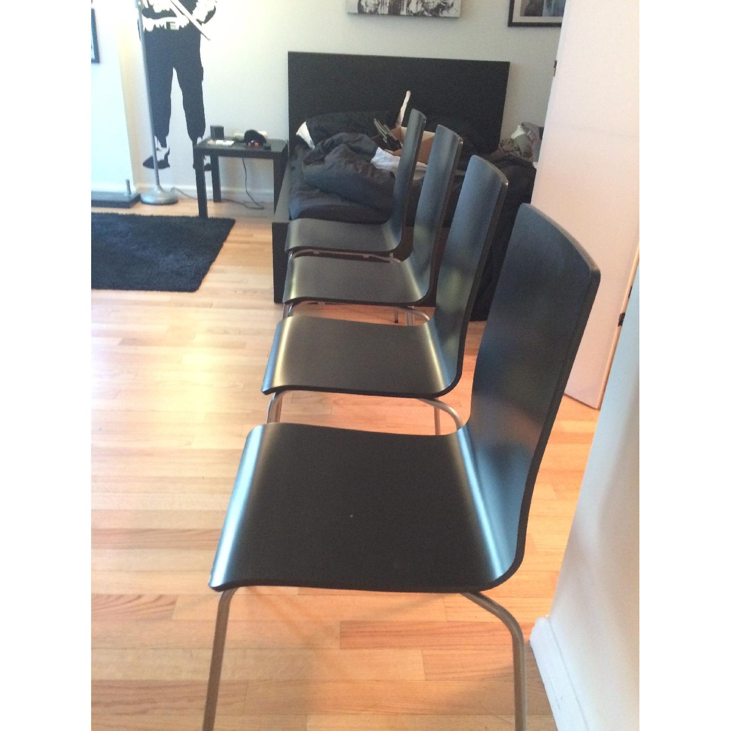 Ikea Norden Gateleg Table with Drawers & 4 Dining Chairs - image-10