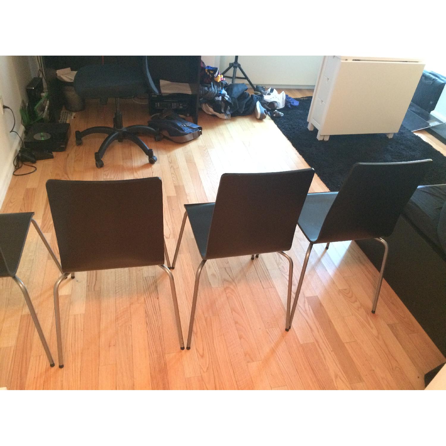 Ikea Norden Gateleg Table with Drawers & 4 Dining Chairs - image-12