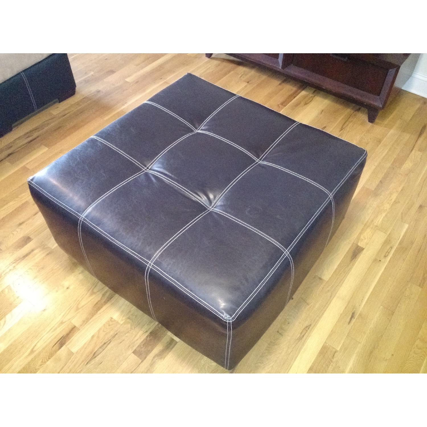 Raymour & Flanigan Sectional Sofa and Ottoman - image-2
