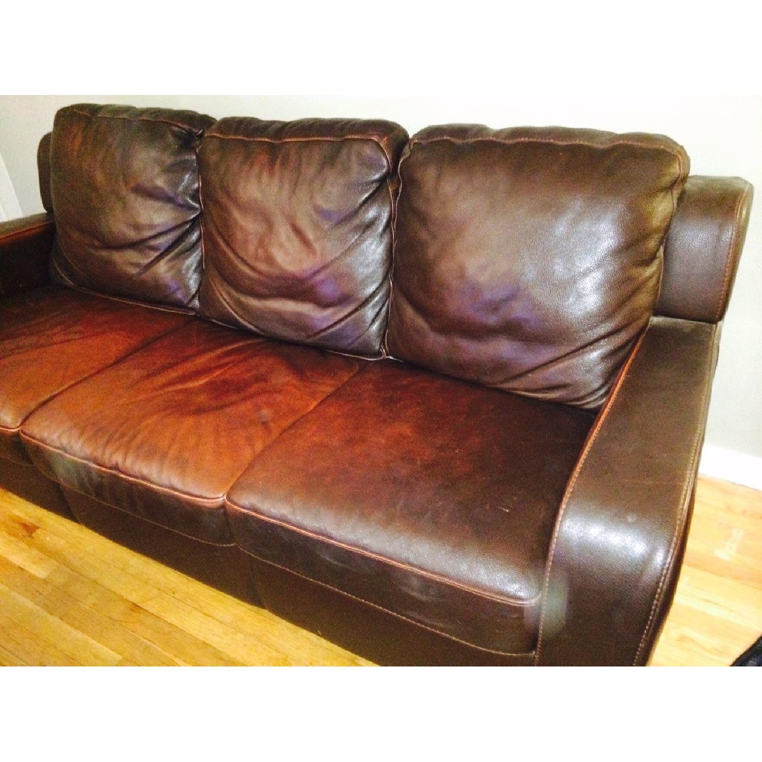 Natuzzi Leather Sofa - image-1