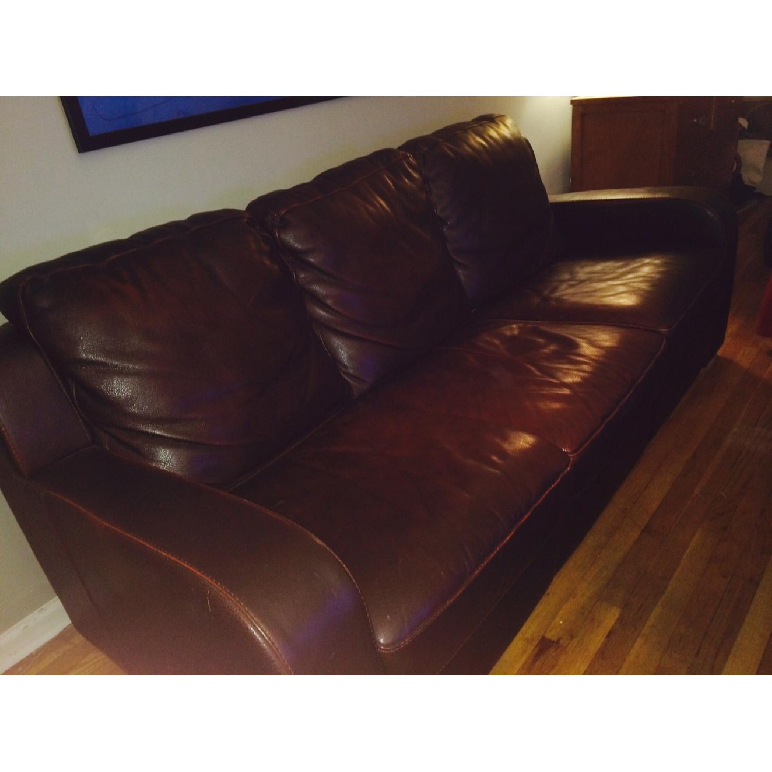 Natuzzi Leather Sofa - image-2