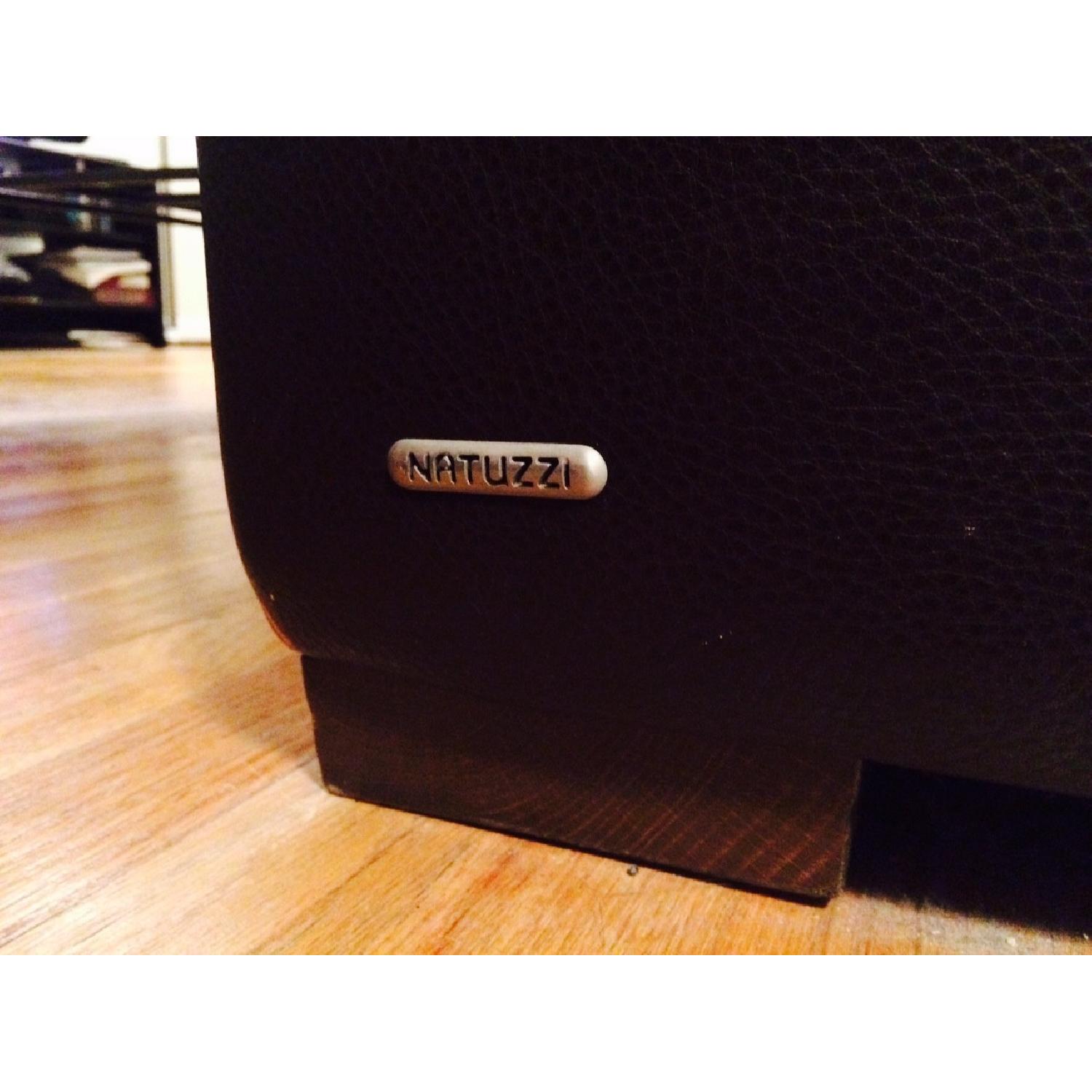 Natuzzi Leather Sofa - image-3
