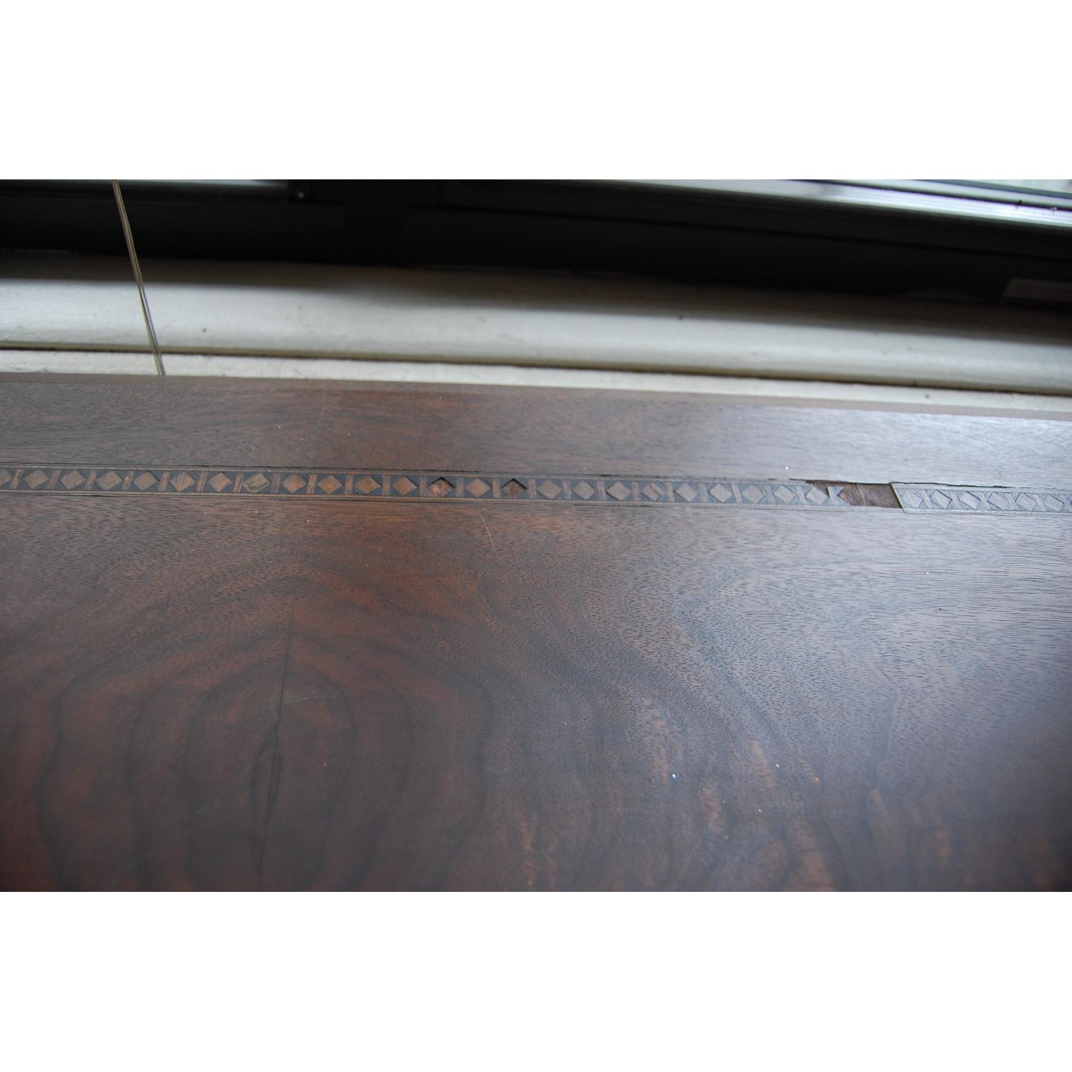Vintage Extendable Console Silver Table - image-6