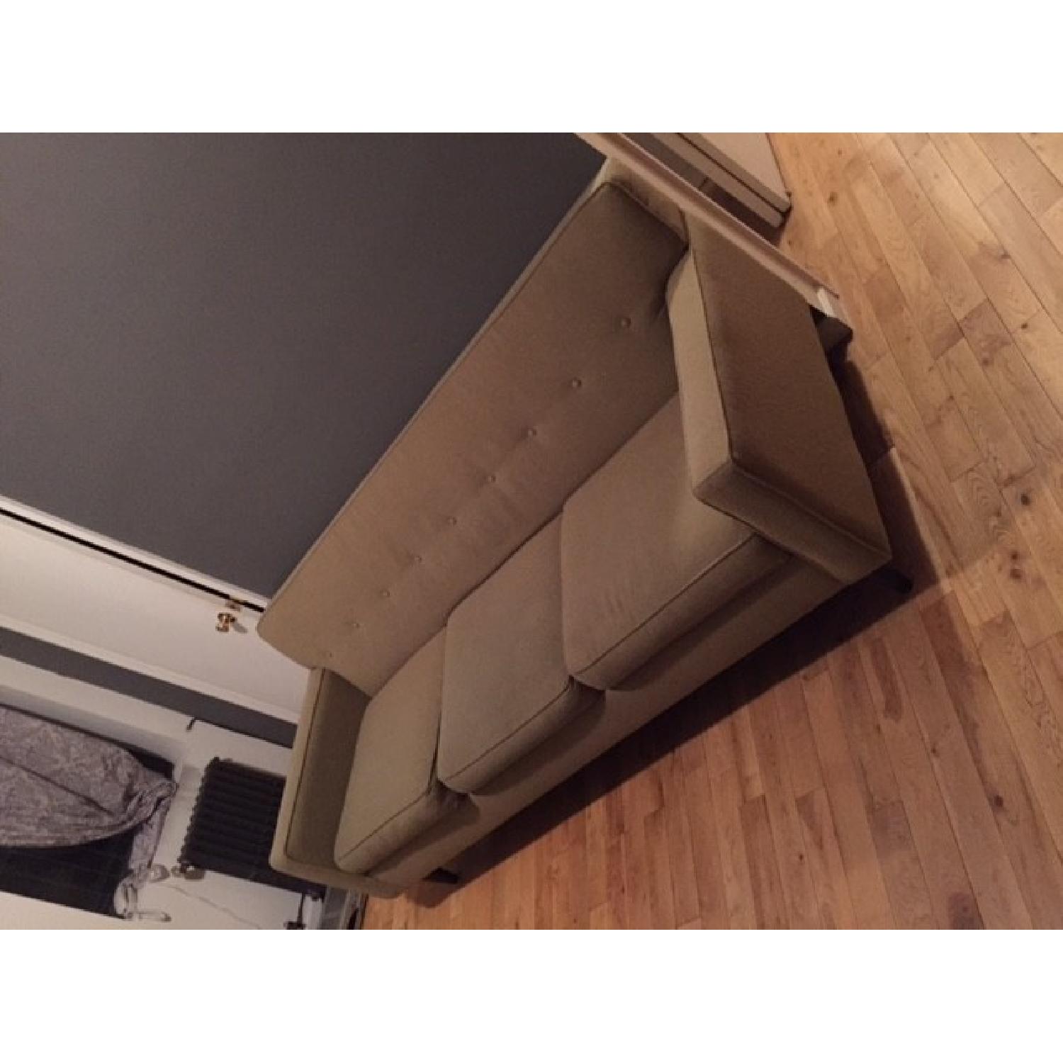 Macy's Sage Green Sofa/Couch - image-1