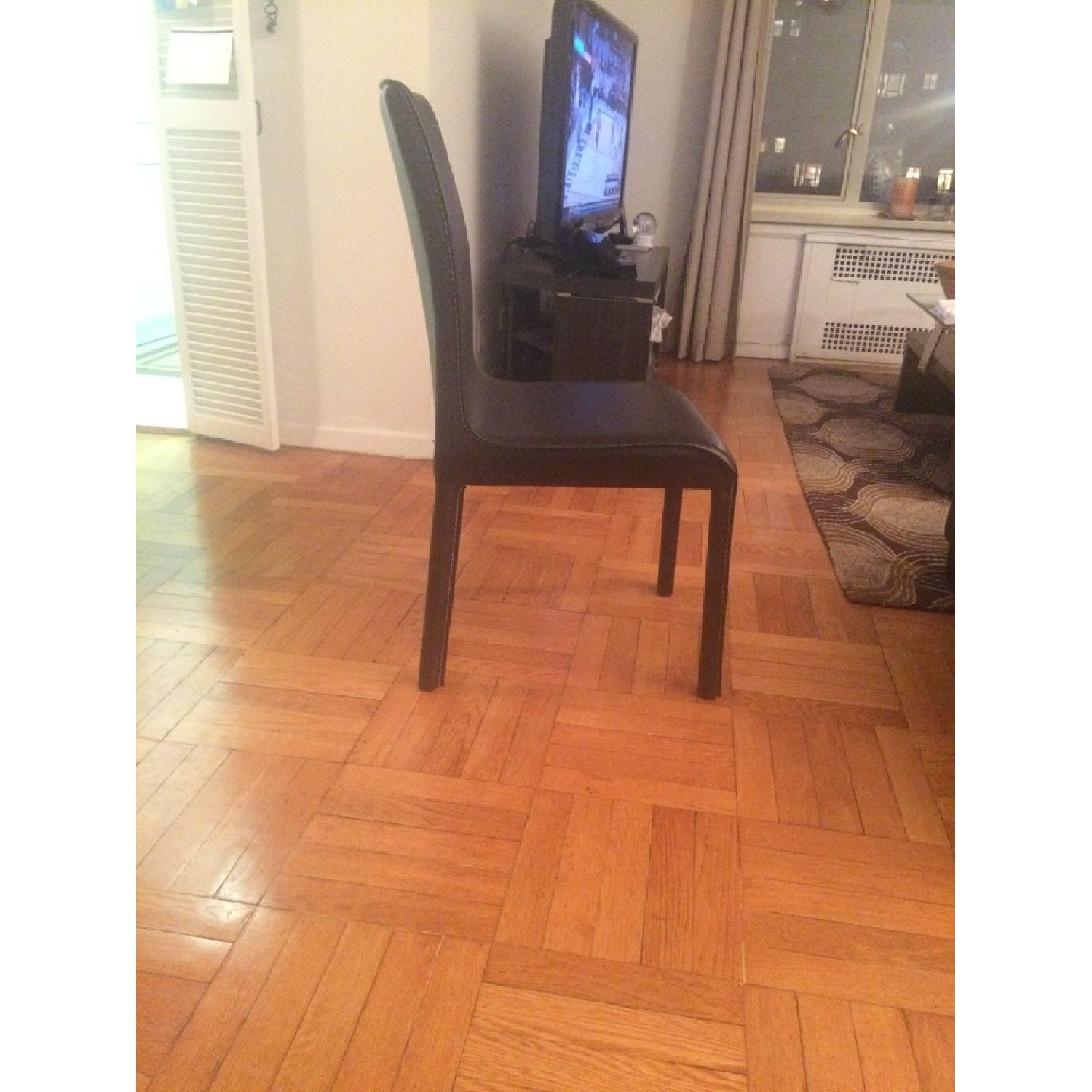 Tribeca Decor Milano Brown Glass Extendable Dining Table - image-2