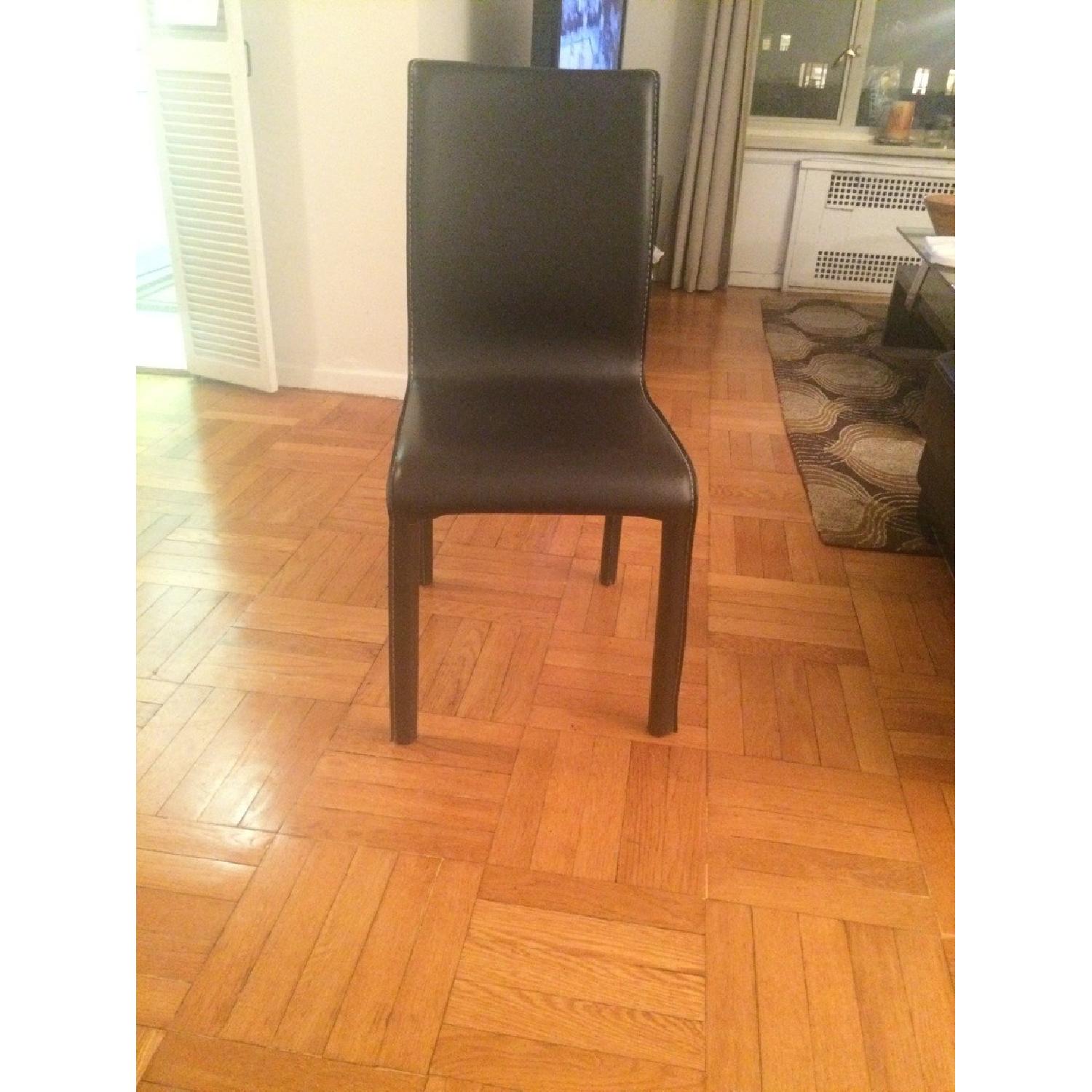 Tribeca Decor Milano Brown Glass Extendable Dining Table - image-4