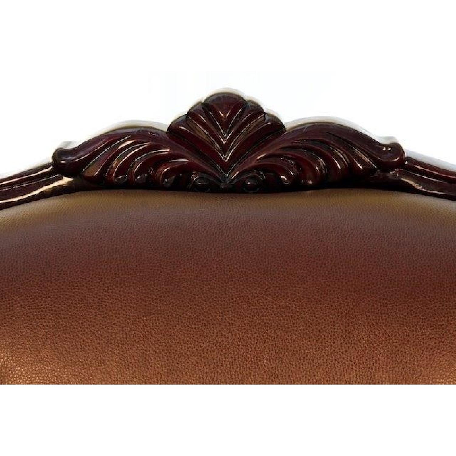 J. Horn Furniture Leather Sofa - image-1
