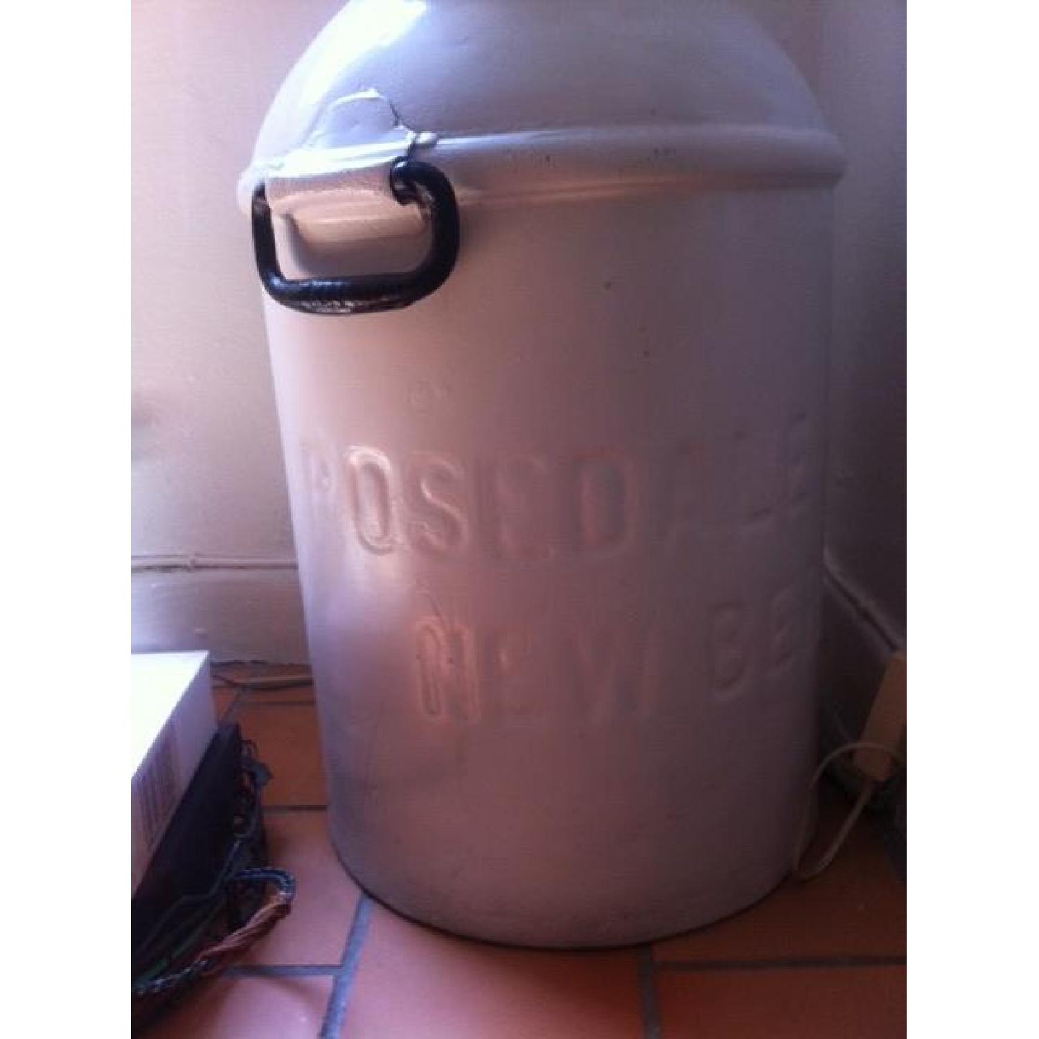 Rosedale 1920's Pennsylvania White Milk Jug - image-3