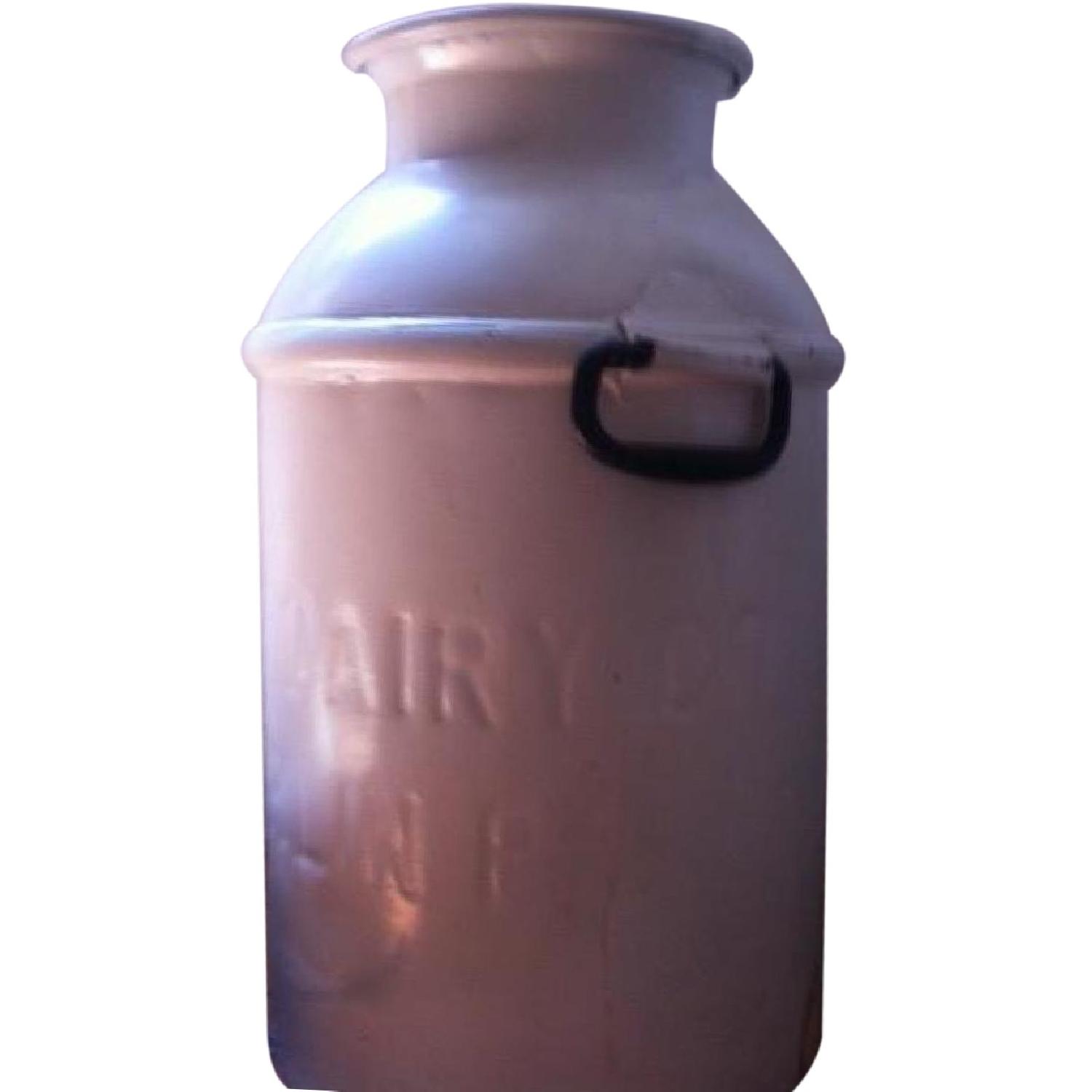 Rosedale 1920's Pennsylvania White Milk Jug - image-0