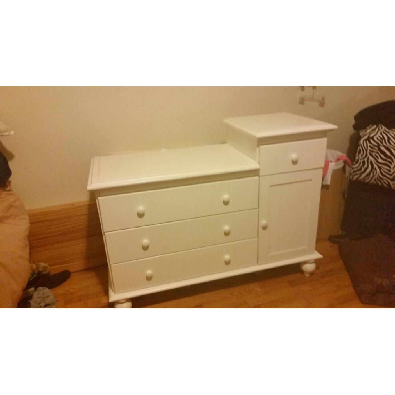 Baby Dresser with Changing Top and Tower - image-1