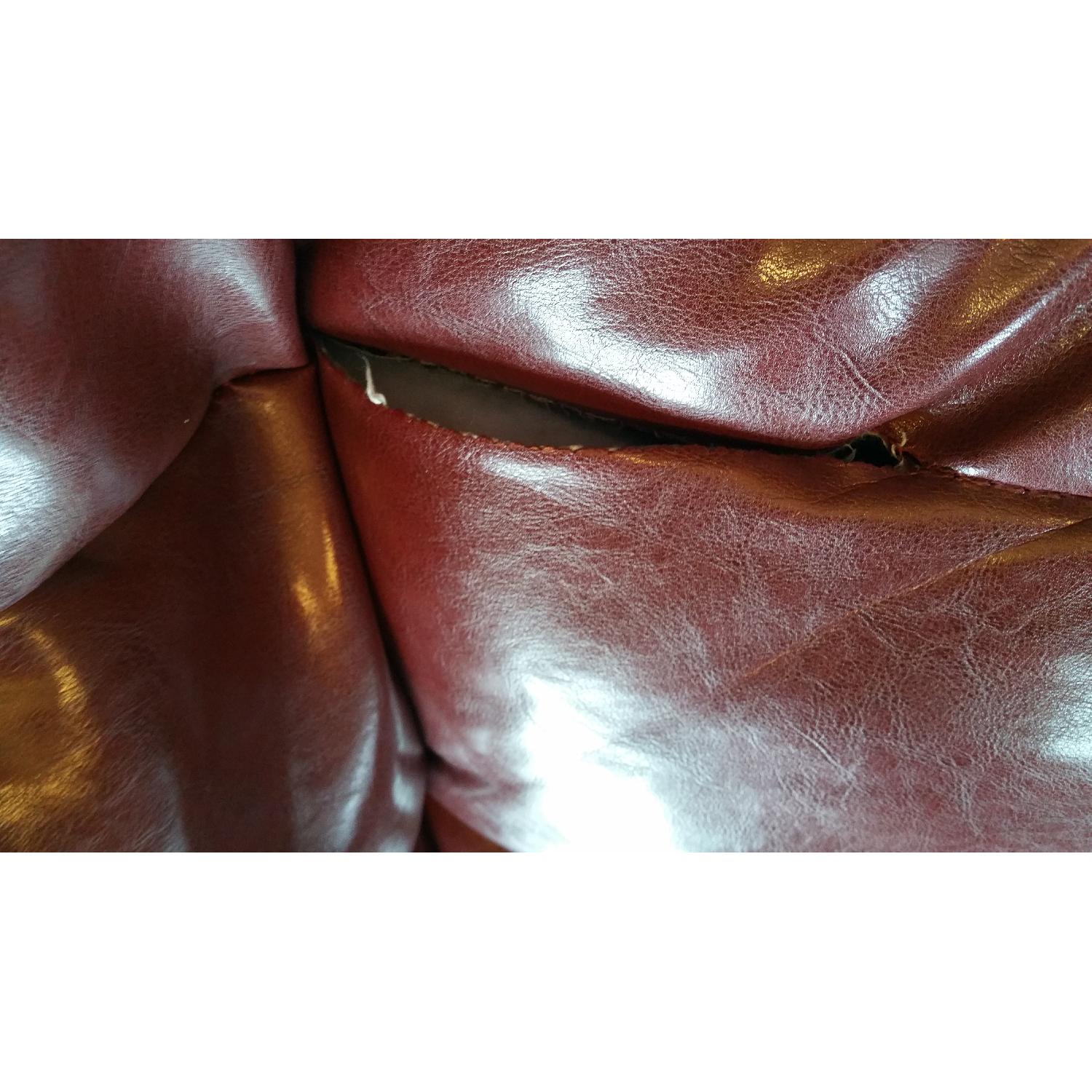Ikea Faux Leather Futon - image-5