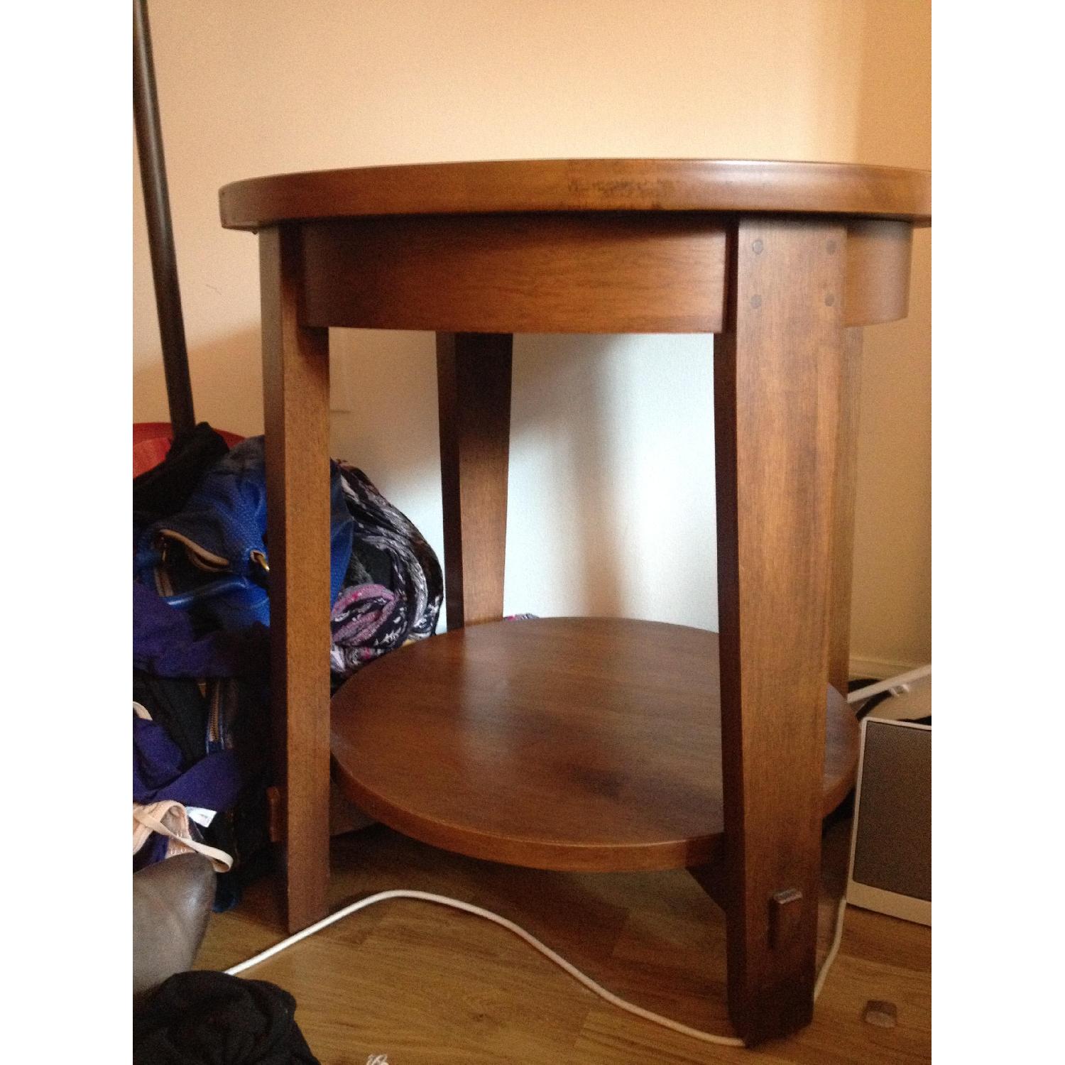 Pottery Barn Round Side Table - image-1