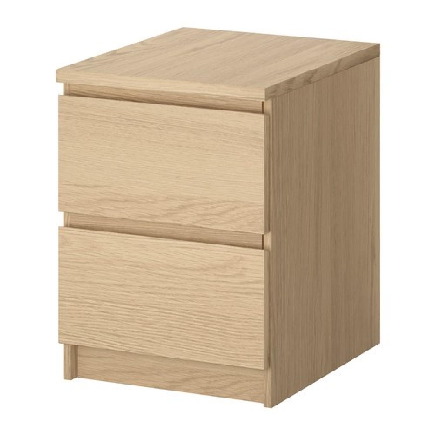Ikea Malm 2 Drawer Nightstand - image-3
