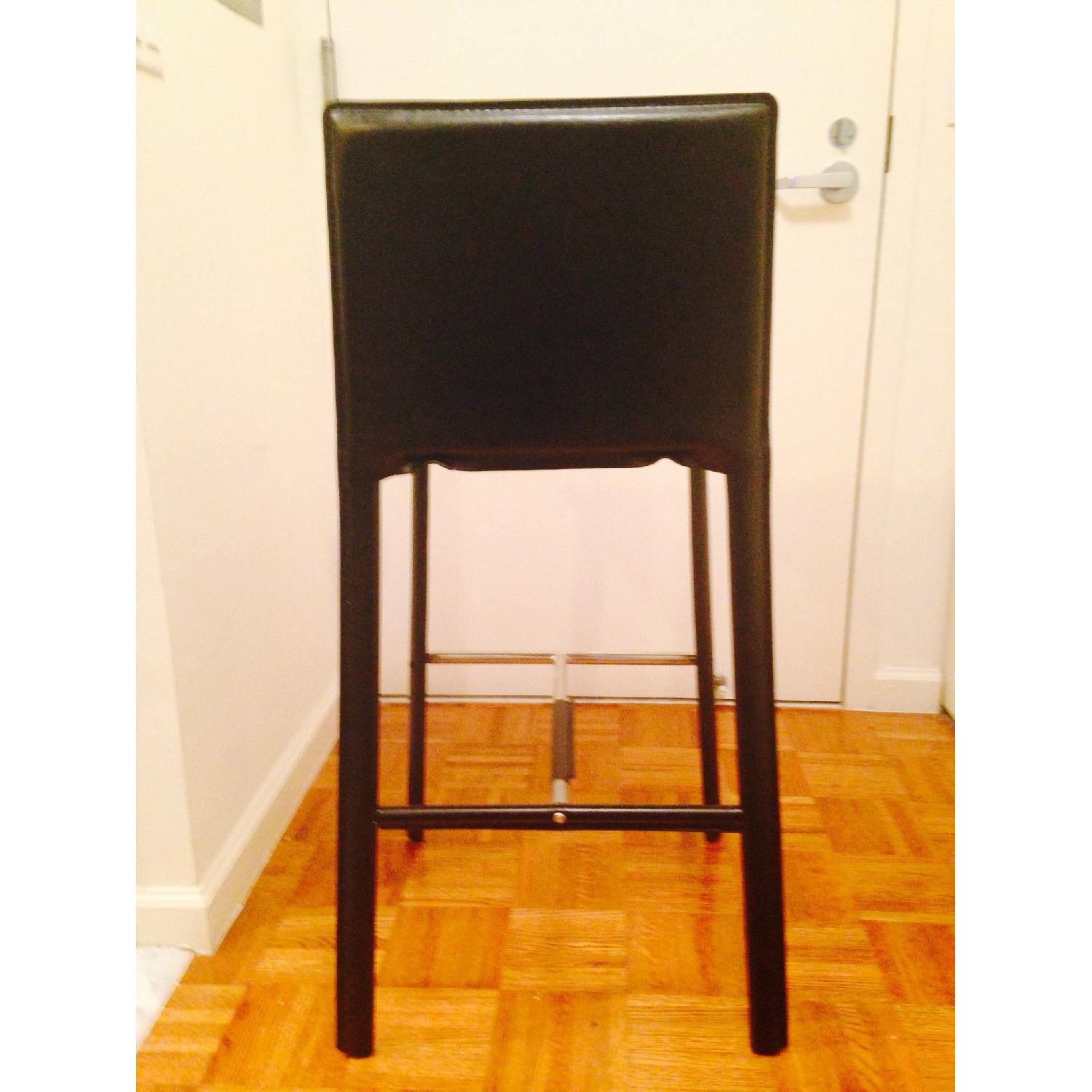 Safavieh Bonded Leather Stools - Pair - image-8