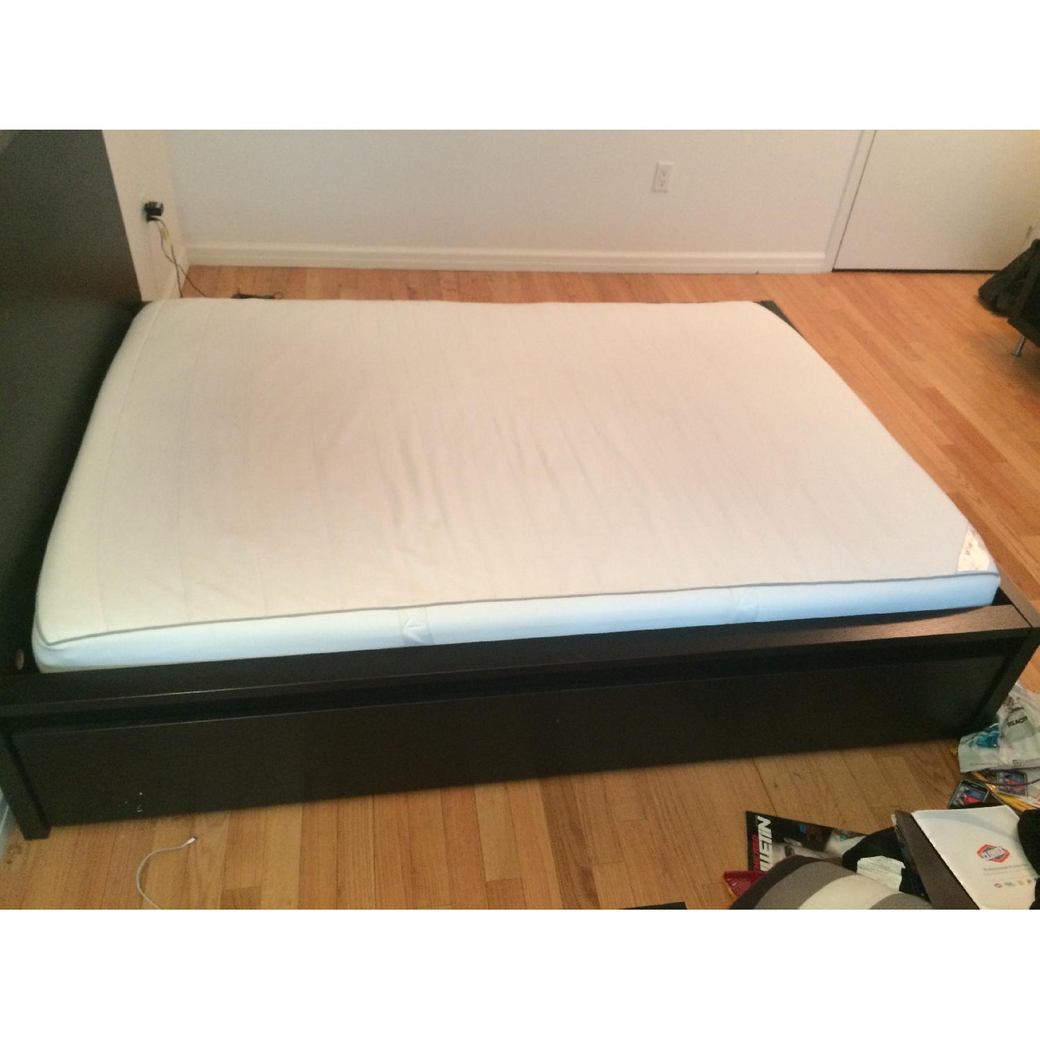 Ikea Malm Full Bed Frame with Drawers - image-3