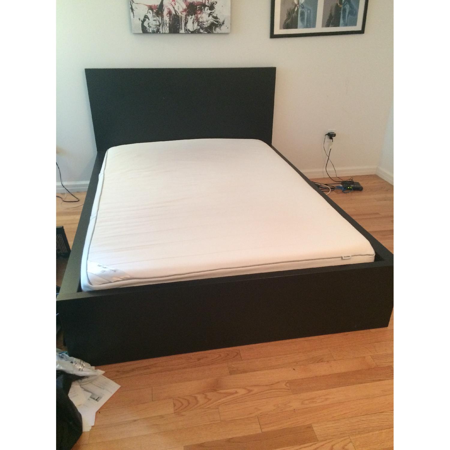 Ikea Malm Full Bed Frame with Drawers - image-5