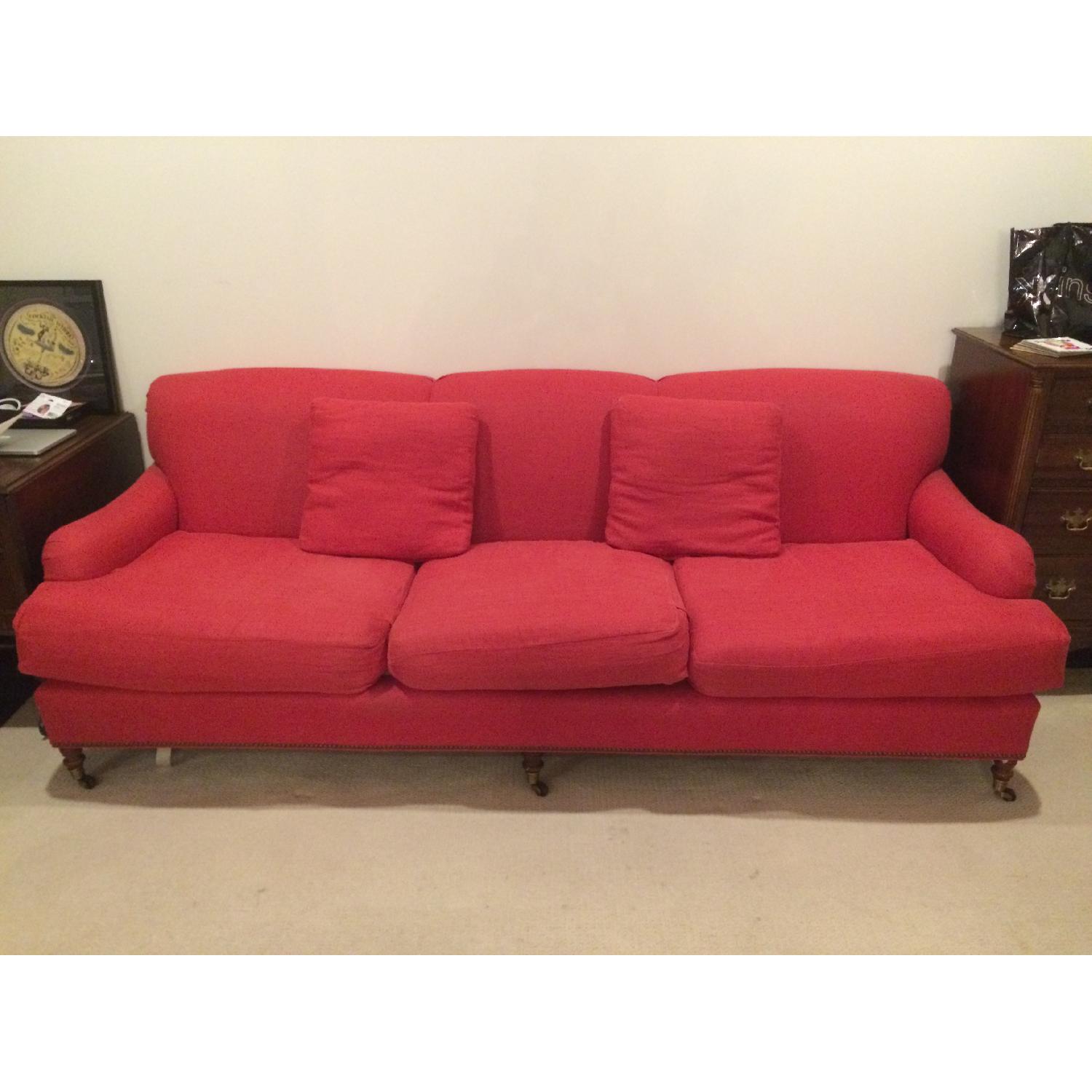 Vanguard Anthropologie Linen Sofa - image-1