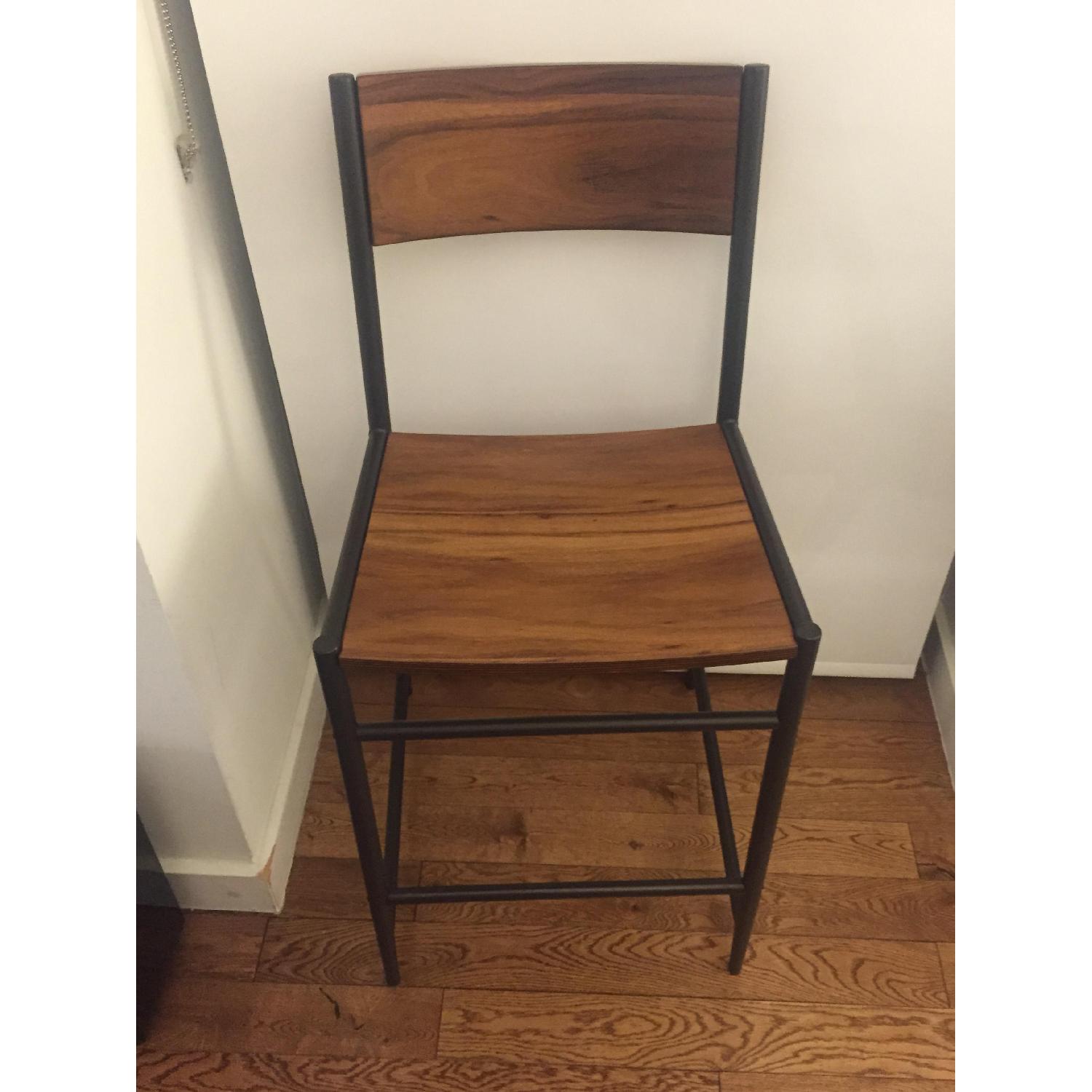 West Elm Rustic Bar Stools - image-1