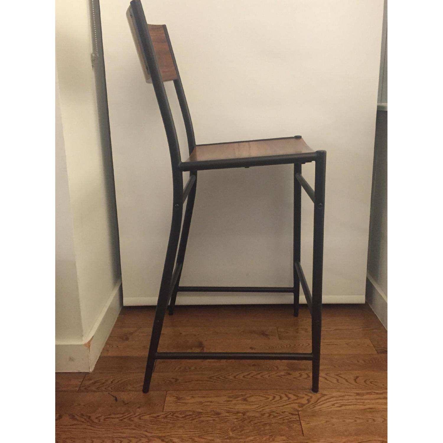 West Elm Rustic Bar Stools - image-2