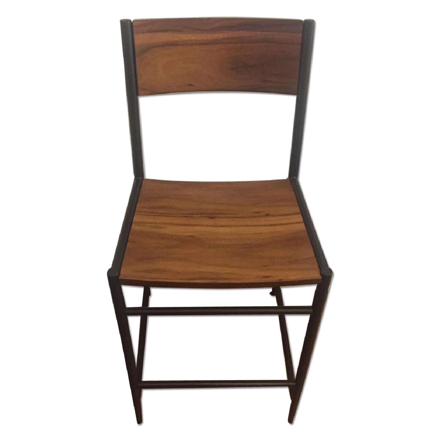 West Elm Rustic Bar Stools - image-0