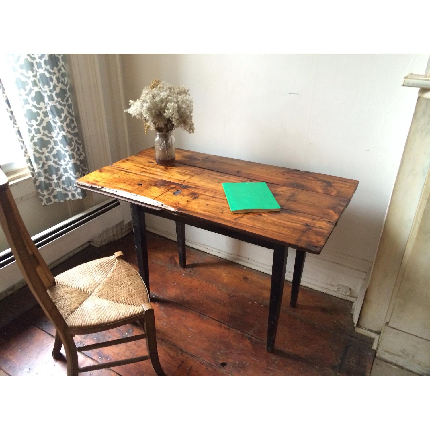 Breukelen Tafel Shaker Style Reclaimed Wood Oversized Writing Desk - image-4