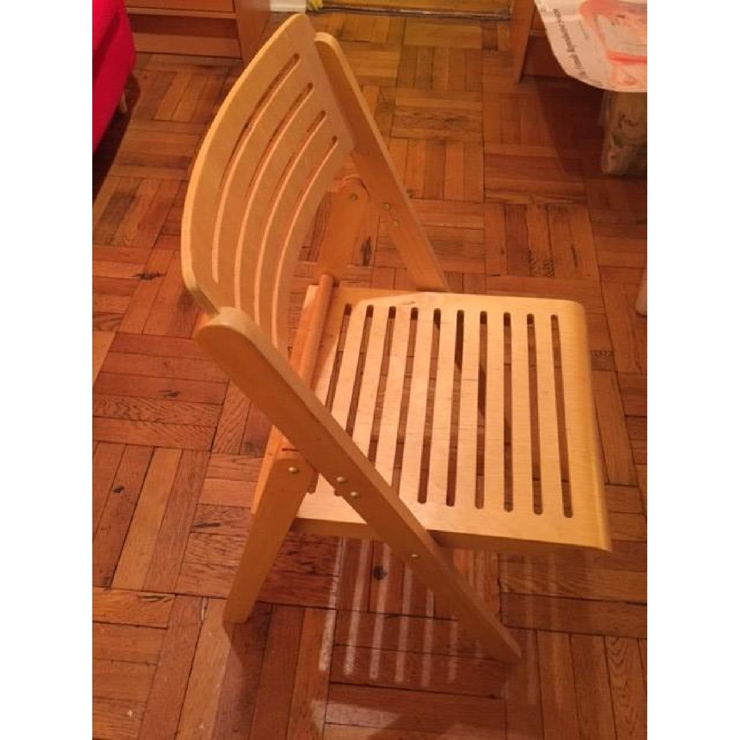 Foldable Wooden Chairs - Set of 4 - image-3