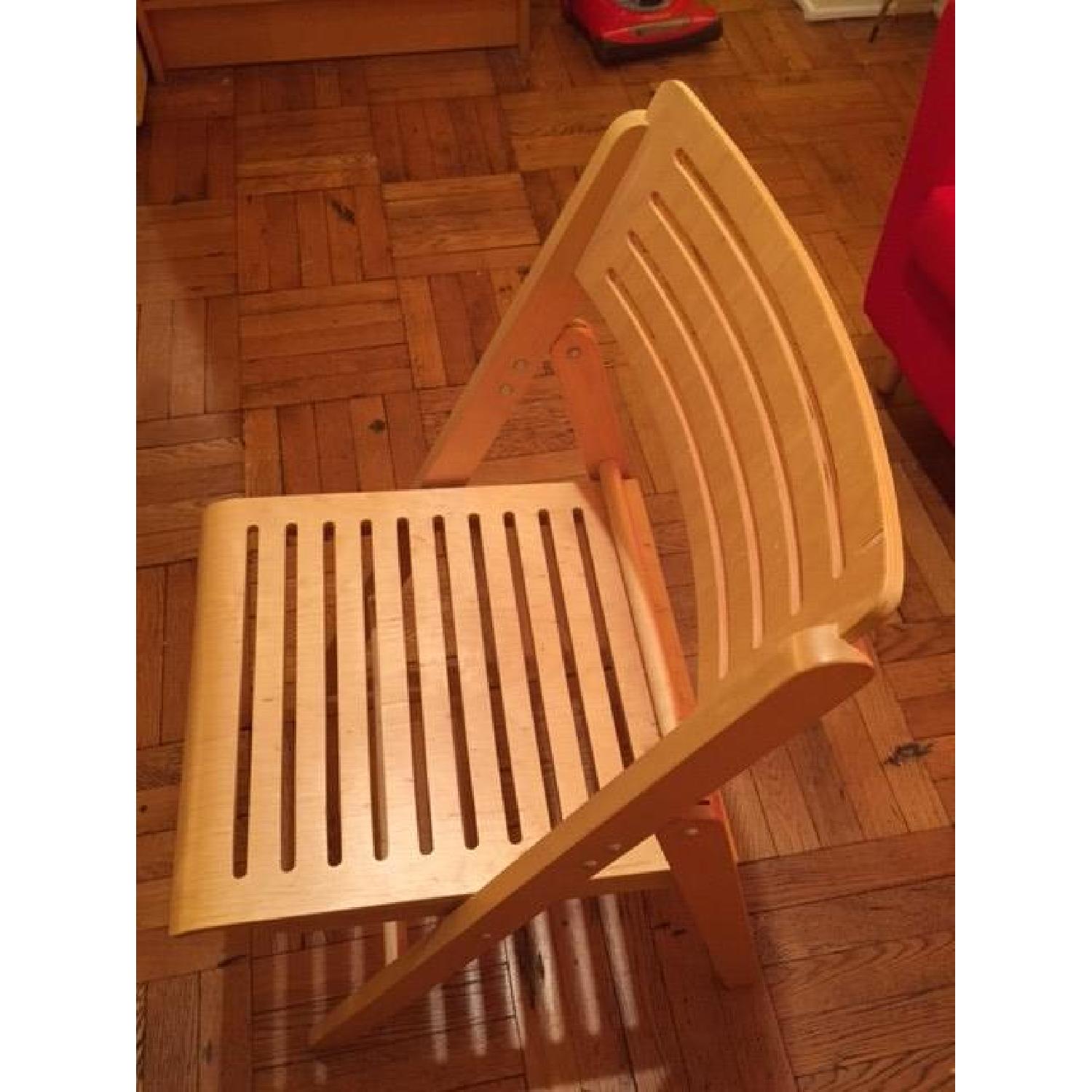 Foldable Wooden Chairs - Set of 4 - image-5