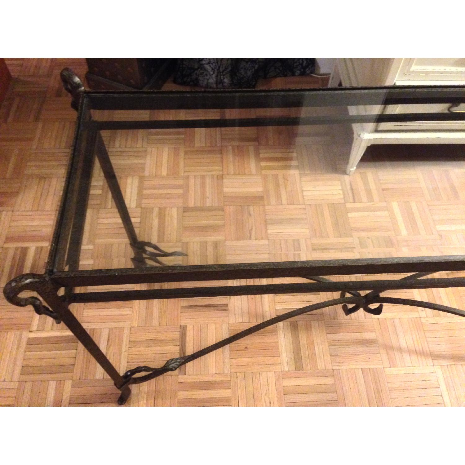 Designer Glass Sofa Table - image-2