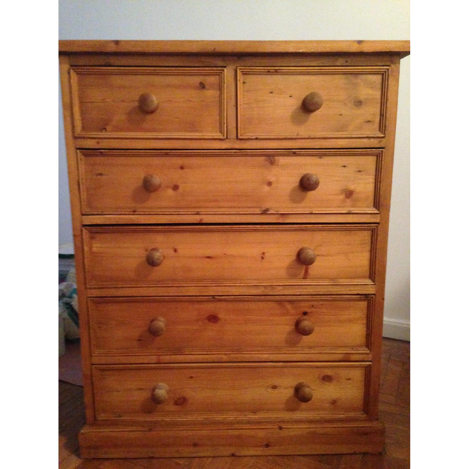 Tall French Country Dresser - image-1