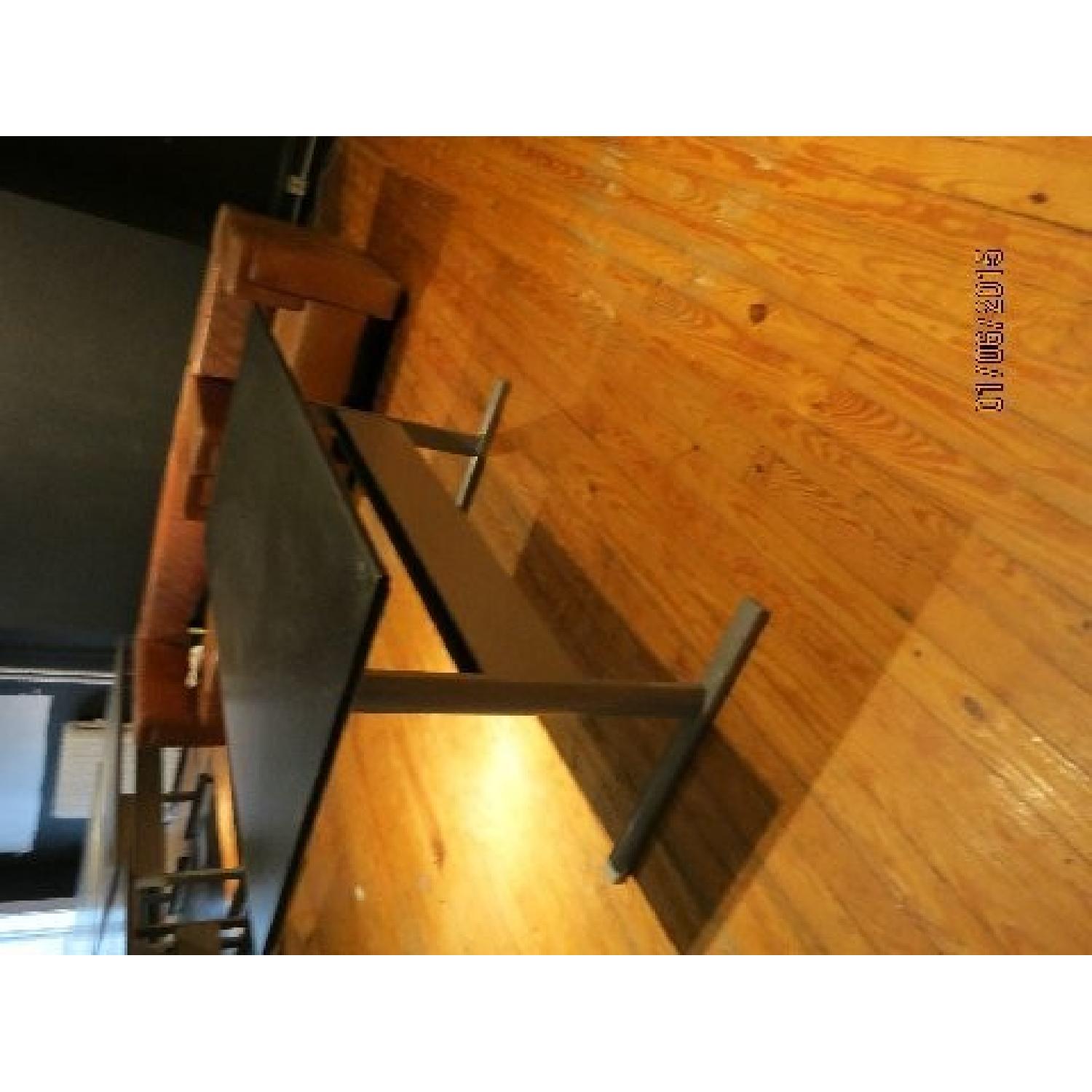 Universal Furniture Black Wooden & Metal Office Desks - image-1