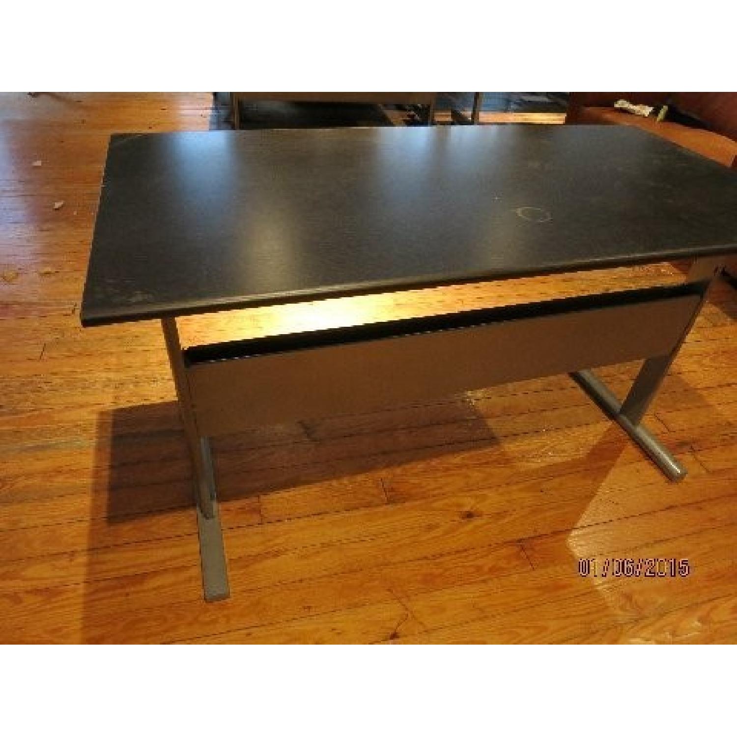 Universal Furniture Black Wooden & Metal Office Desks - image-2